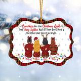 Coworkers Are Like Christmas Lights - Personalized Colleague Ornament