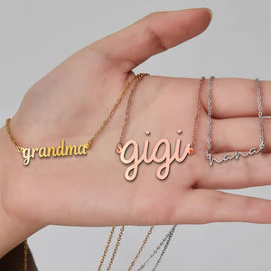 Great Nana - Personalized Grandma Name Necklace