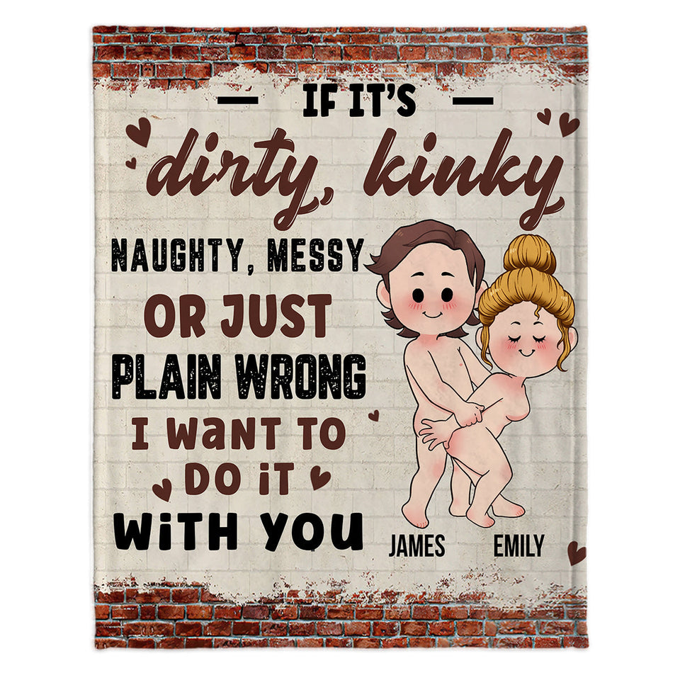Partner In Crime - Personalized Couple Blanket