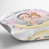 Roses Are Red Water Is Soggy - Personalized Couple Throw Pillow