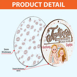 Together Is Our Favorite - Personalized Couple 2 Layered Piece Mix Ornament