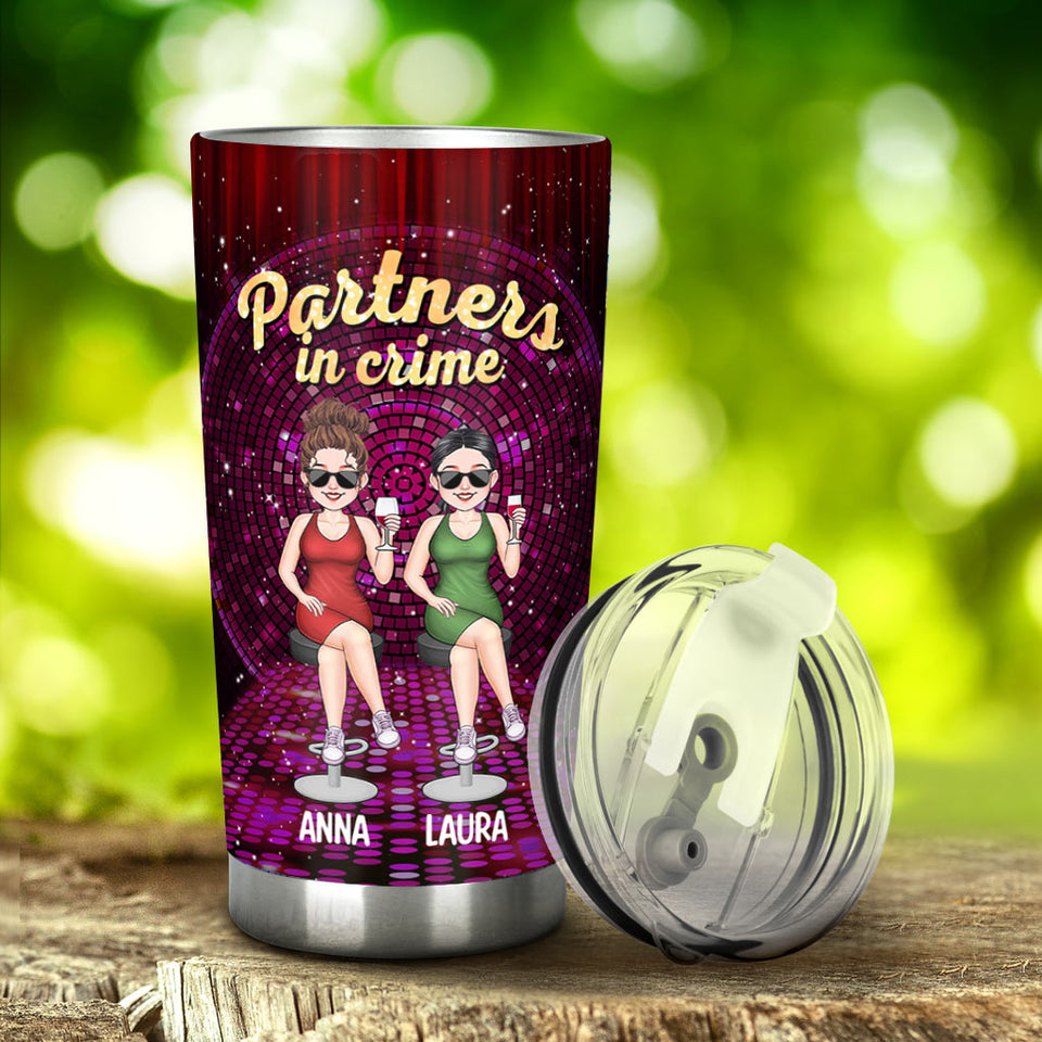 If We Get Caught - Personalized Bestie Tumbler