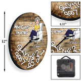 Who Cares I'm Retired - Personalized Retired Wall Clock