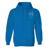 Custom Line Art - Personalized granddaughter Embroidered Hoodie