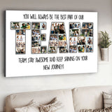 The Best Part Of Our Team - Personalized Colleague Canvas And Poster