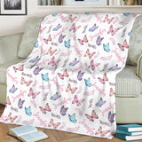 Butterfly Custom Name - Personalized Aunt Blanket