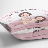 My Heart Is Yours - Personalized Couple Throw Pillow