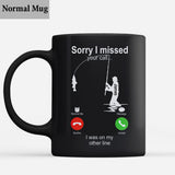 Sorry I Missed Your Call I Was On The Other Line - Personalized Fishing Mug