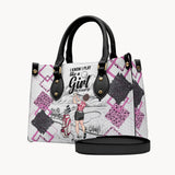 Golf Instruction - Golf gift for her, girlfriend, wife, daughter - Personalized Leather Handbag