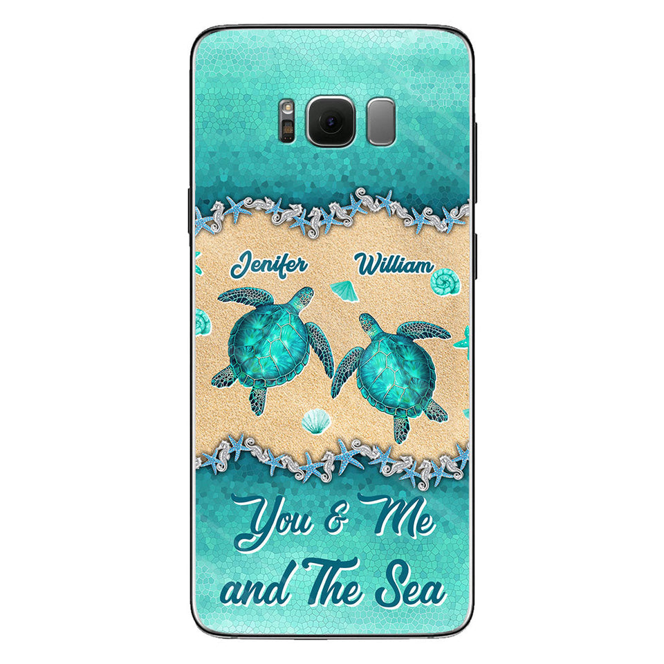 Salty Lil' Beach - Personalized Turtle Phone Case