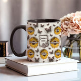 Grandma's Sunflower Garden - Gift for grandma - Personalized Accent Mug