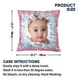 My Kids - Personalized Kid Sequin Pillow Cover