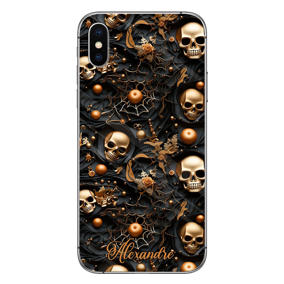 Gold Skull - Personalized Skull Phone Case