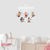 This Grandpa Belongs To - Personalized Grandpa Decal Full