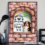No Longer By My Side - Personalized Dog Canvas And Poster