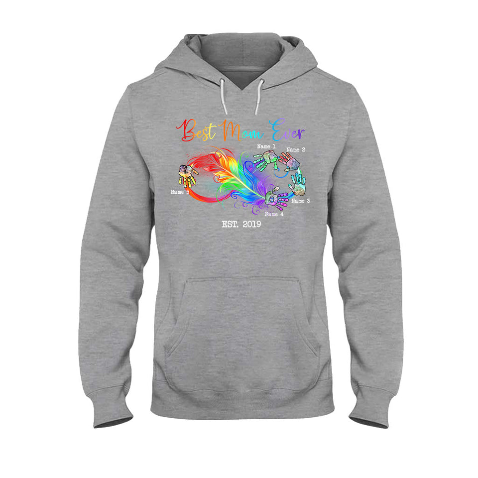 Blessed Mama - Gift for mom, grandma - Personalized T-shirt And Hoodie