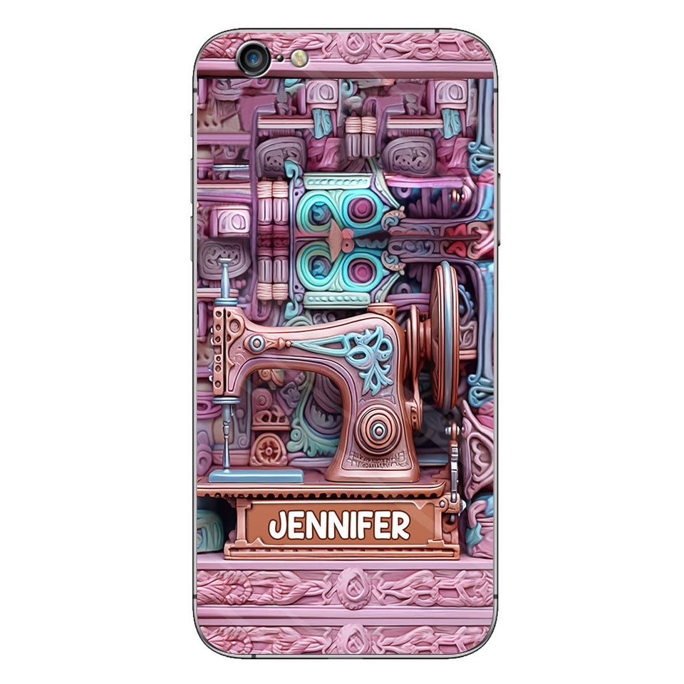 Love Sewing - Personalized Sewing Phone Case