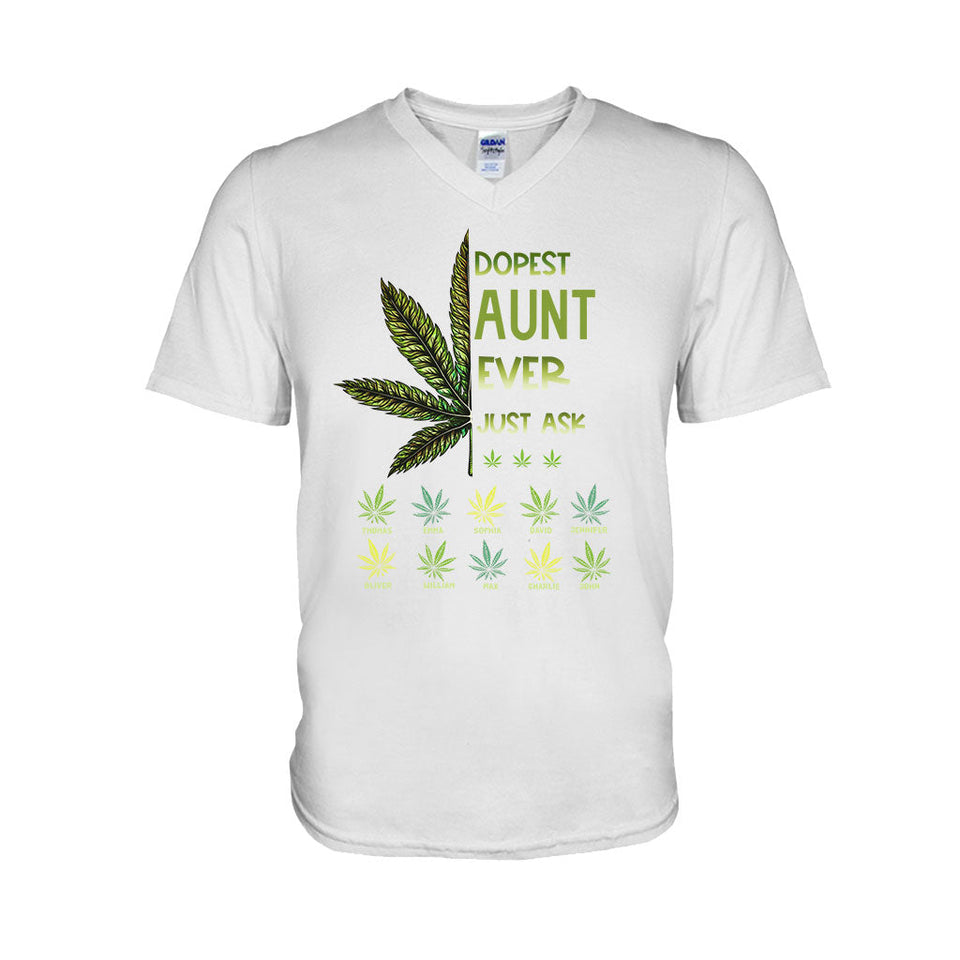 Dopest Dad Ever - Gift for dad, grandma, grandpa, mom, uncle, aunt, brother, sister - Personalized T-shirt And Hoodie