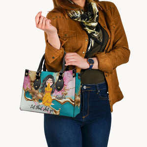 Let That Shit Go - Personalized Yoga Leather Handbag