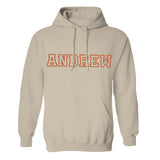 Custom Name - Personalized Step Dad Embroidered Hoodie