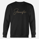 Custom Name - Personalized Sibling Embroidered Sweater