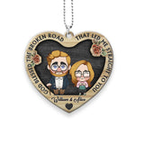 Annoying Each Other - Personalized Husband And Wife Car Ornament