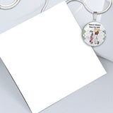 There's Always Time For Golf - Personalized Golf Round Pendant Necklace