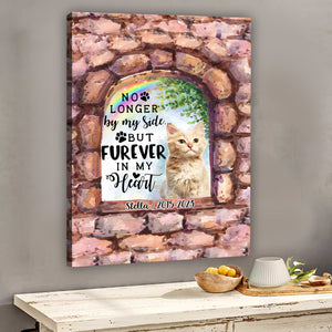 No Longer By My Side - Personalized Dog Canvas And Poster