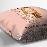 Best Decision Ever - Personalized Couple Throw Pillow