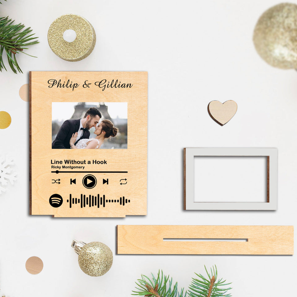Our Song - Personalized Couple 3 Layered Big Freestanding