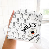 Wanky Hanky - Personalized Couple Golf Towel