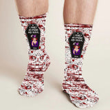 I Myself Am Strange and Unusual - Personalized Witch Socks