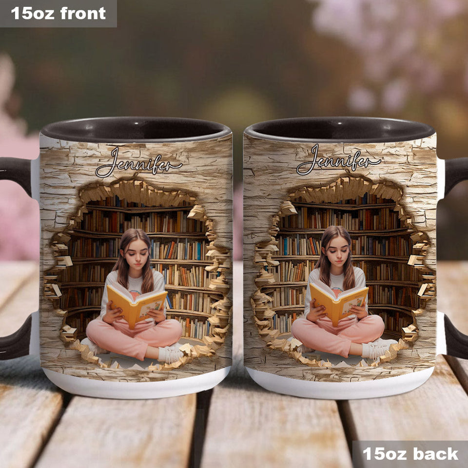 My Reading Corner - Personalized Book Accent Mug