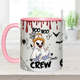 Boo Boo Crew - Personalized Nurse Accent Mug