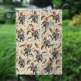 Photo Inserted Funny Fishing - Personalized Fishing Garden Flag