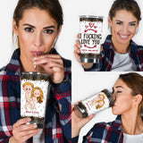 I Love You - Personalized Hunting Tumbler