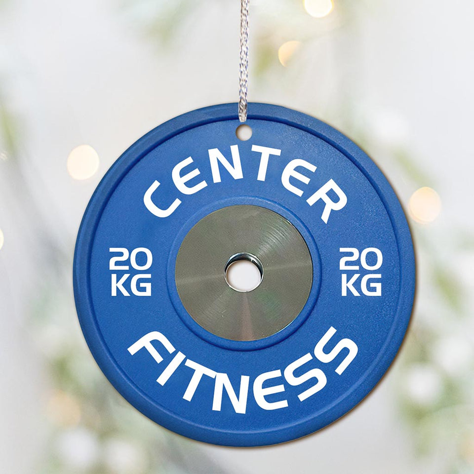 Center Fitness - Personalized Fitness Ornament