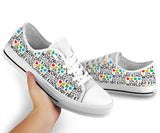 In A World Where You Can Be Anything Be Kind Teacher Low Top Shoes 0622
