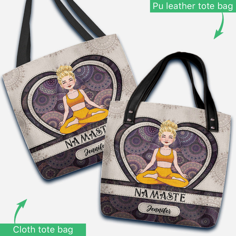 Namaste - Personalized Yoga Tote Bag