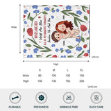 Roses Are Red Violets Are Blue - Personalized Couple Blanket