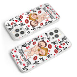 I Love You - gift for husband, wife, boyfriend, girlfriend - Personalized Clear Phone Case