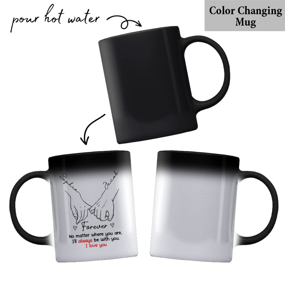 I'll Go Anywhere With You - Personalized Couple Mug