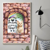 No Longer By My Side - Personalized Dog Canvas And Poster