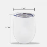 Don't F With My Energy - Personalized Witch Wine Tumbler