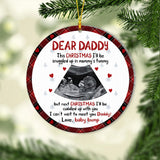 Christmas Gift For Dad To Be - Gift for new dad - Personalized Ornament