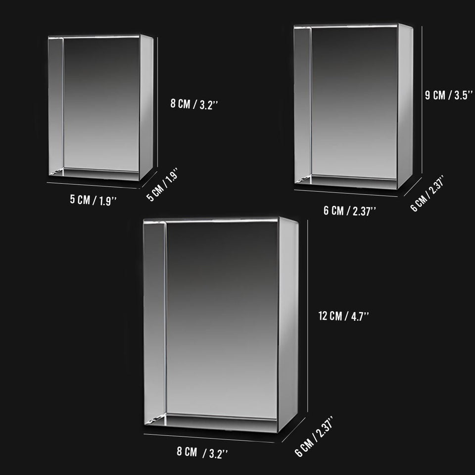 The Bonus Mom - Gift for Step Mom - Personalized Laser Engraving 3D Cuboid Shaped Crystal Lamp