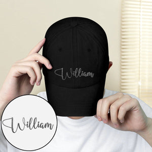 Custom Name - Personalized Couple Embroidered Classic Cap