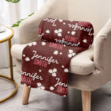 Daisy Custom Name - Personalized Mother Blanket