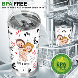The Best Decision - Personalized Couple Tumbler