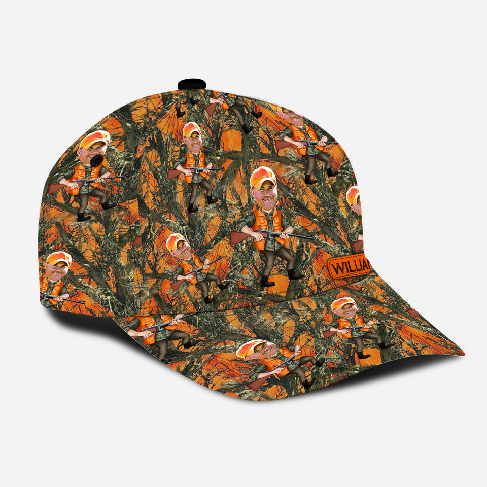 Photo Inserted Hunter - Personalized Hunting Classic Cap
